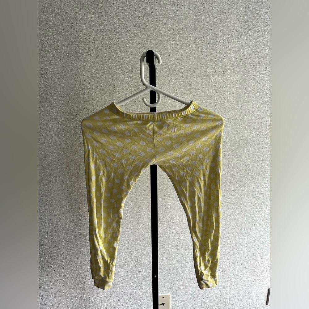 Yellow Patterned pajama cotton pants size 7